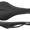Charge Bikes Knife Saddle (Black) (Titanium Rails) (140mm)