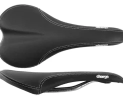Charge Bikes Knife Saddle (Black) (Titanium Rails) (140mm)
