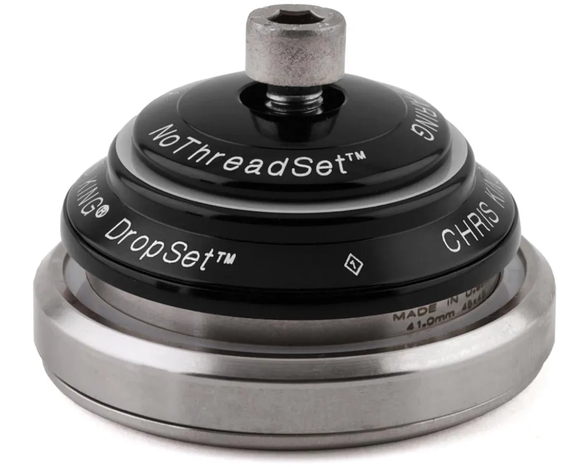 Chris King DropSet 3 Headset (Black) (1-1/8" to 1-1/2") (36°) (IS41/28.6) (IS52/40)