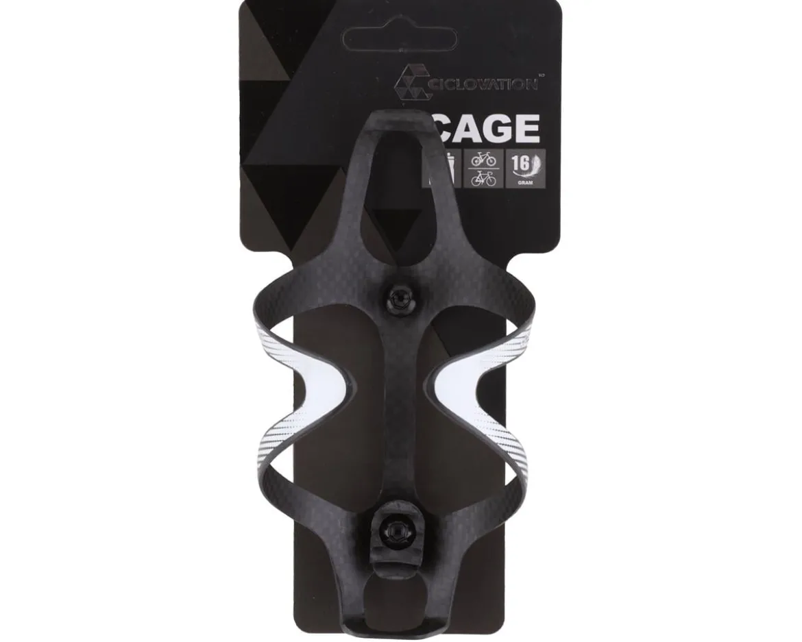Ciclovation Tai Chi Fusion Bottle Cage (White/Black)
