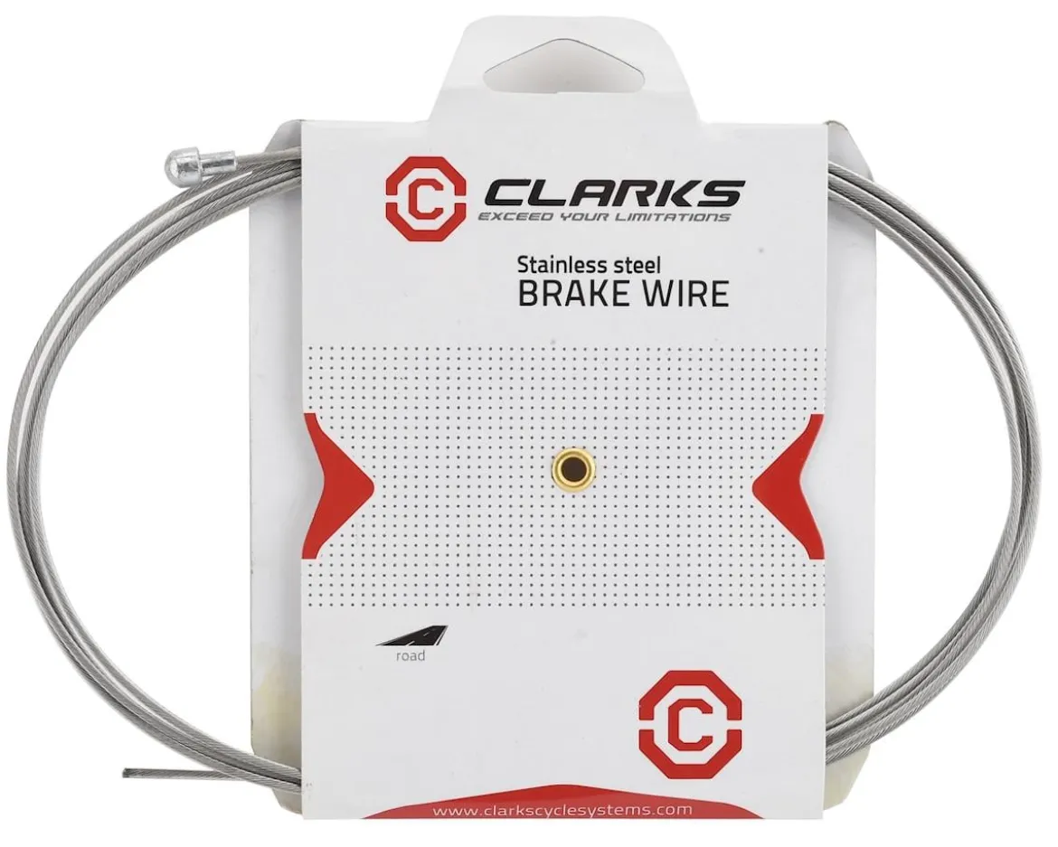 Clarks Road Brake Cable (Stainless) (1.5mm) (2000mm)