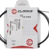 Clarks Teflon/PTFE Gear Shifter Cable (Black) (For Shimano/SRAM) (Stainless) (1.1mm) (2275mm)
