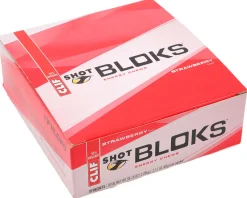 Clif Bar Shot Bloks Energy Chews (Strawberry) (18 | 2.1oz Packets)