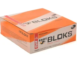 Clif Bar Shot Bloks Energy Chews (Orange w/Caffeine) (18 | 2.1oz Packets)