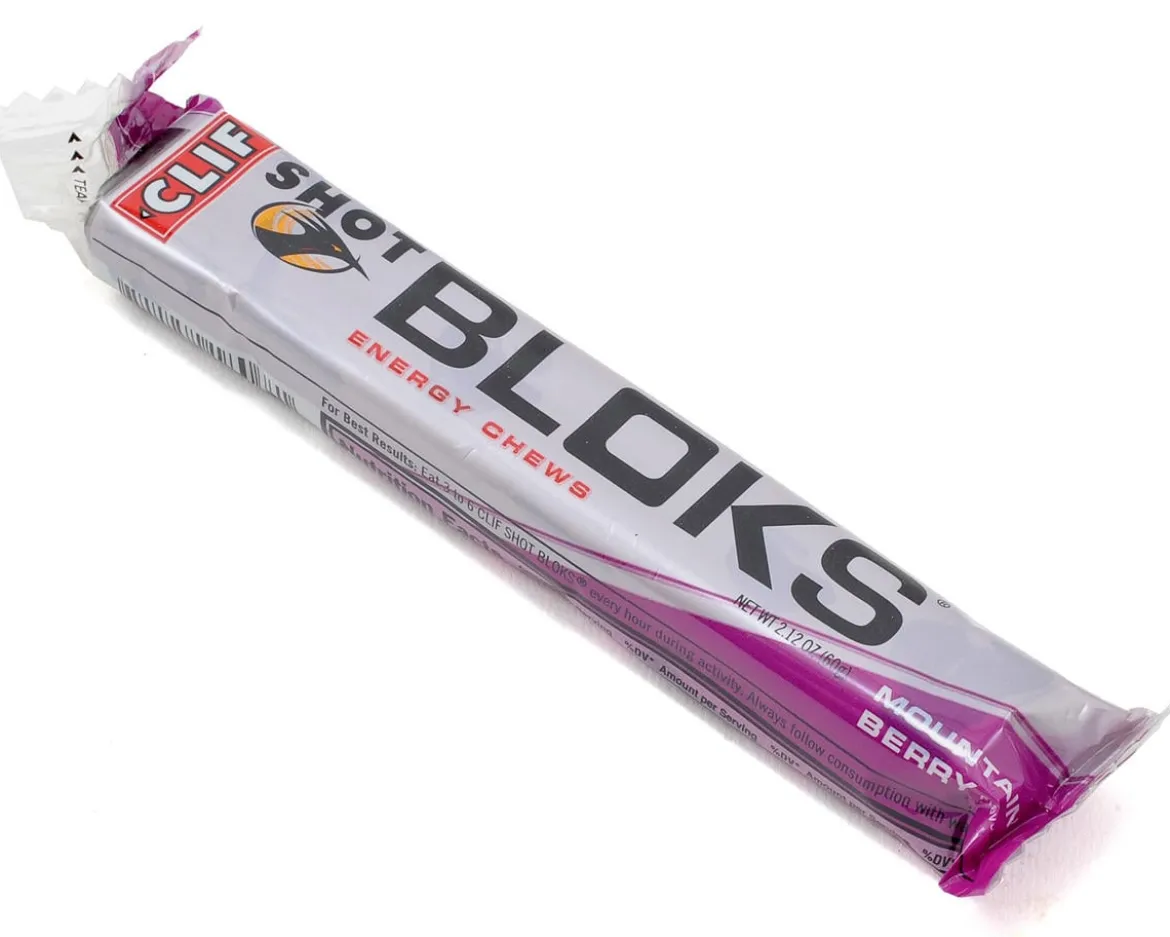 Clif Bar Shot Bloks Energy Chews (Mountain Berry) (18 | 2.1oz Packets)