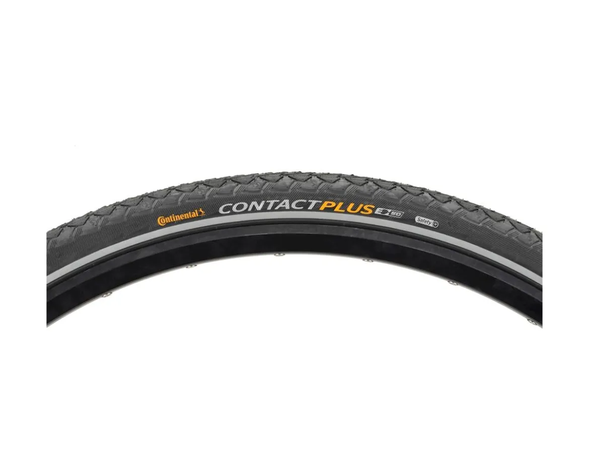 Continental Contact Plus City Tire (Black/Reflex) (700c) (32mm) (Wire) (SafetyPlus Breaker) (E50)