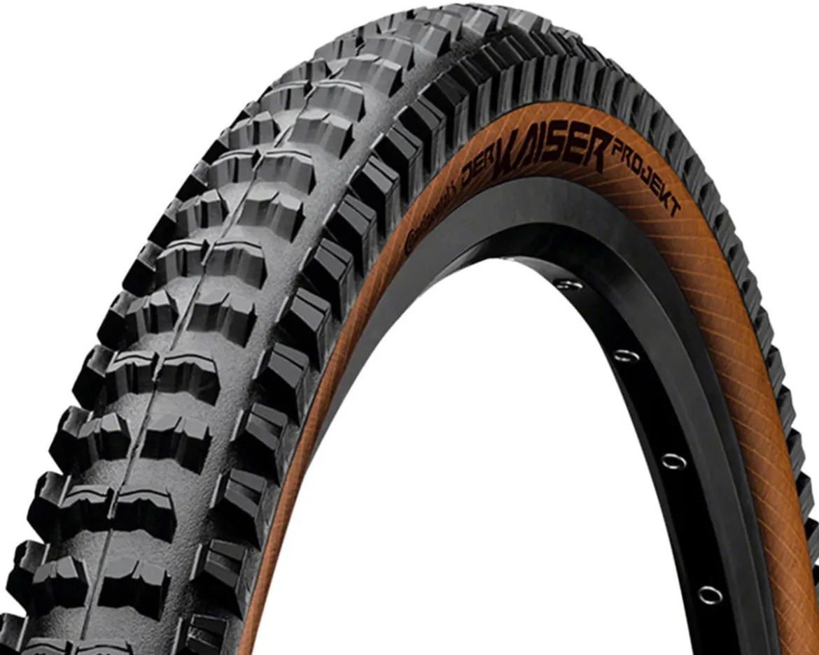 Continental Der Kaiser Projekt Mountain Tire (Black/Amber) (27.5") (2.4") (Folding) (Black Chili/Apex)