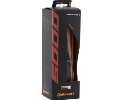 Continental Grand Prix 5000 Road Tire (Black/Transparent) (700c) (25mm) (Folding) (Black Chili)