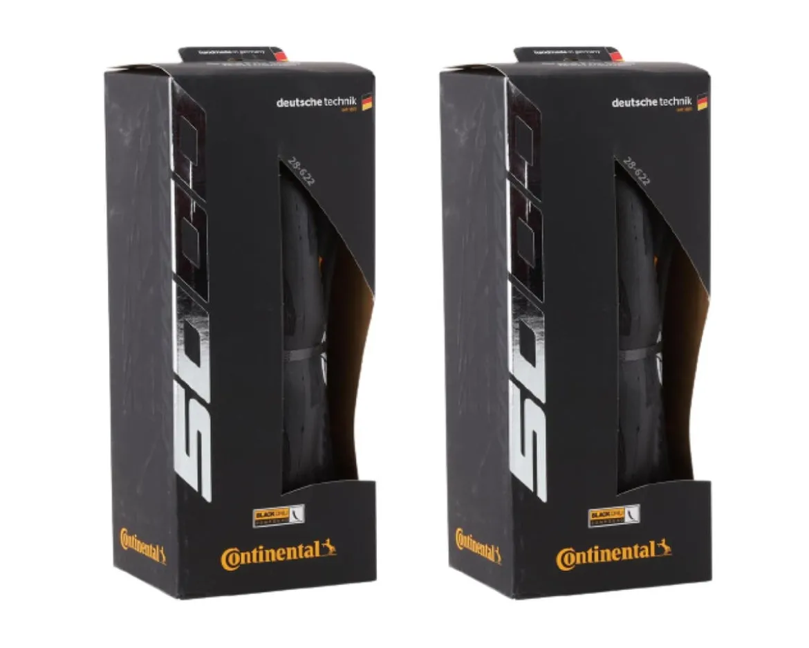 Continental Grand Prix 5000 Road Tire Set (Black) (700c x 28mm) (Pair)