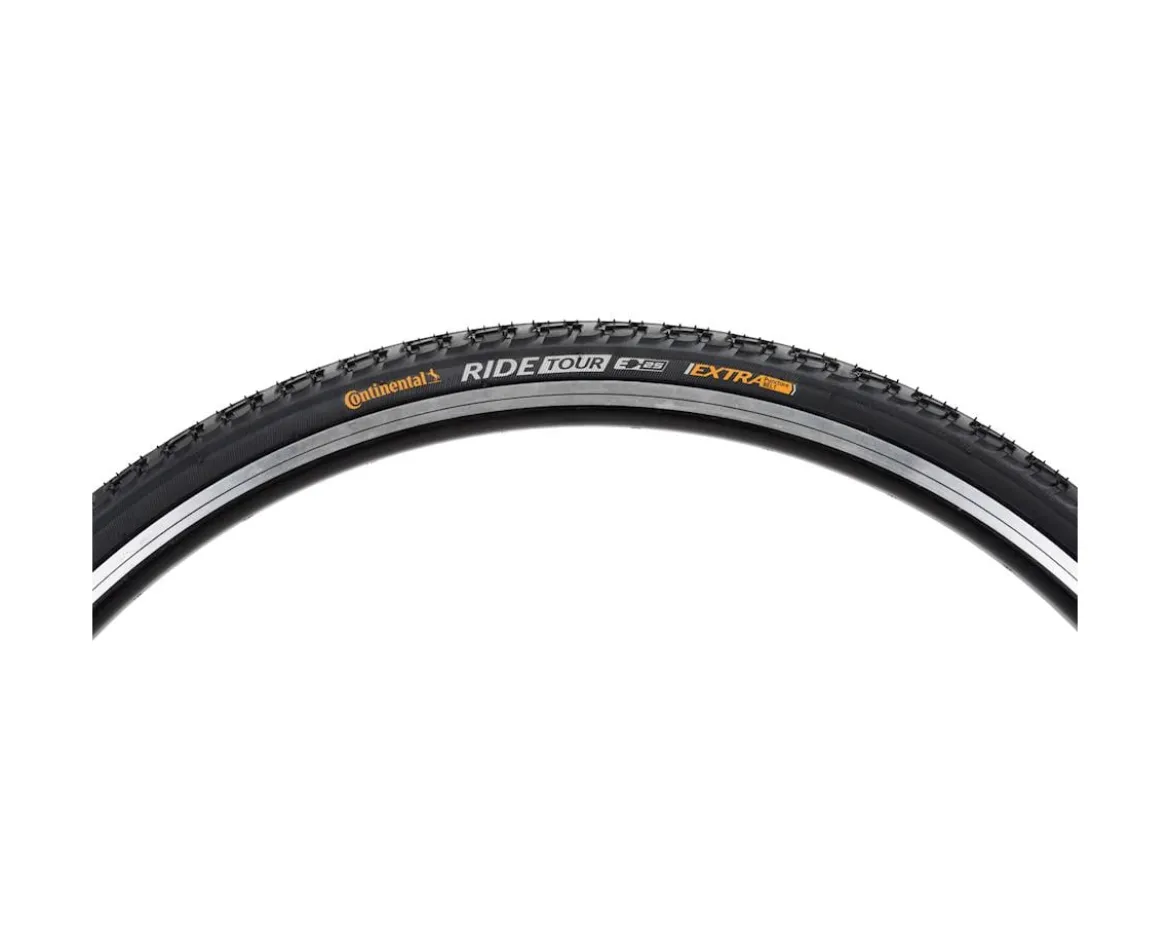 Continental Ride Tour Tire (Black) (700c) (42mm) (Wire) (Extra PunctureBelt) (E25)
