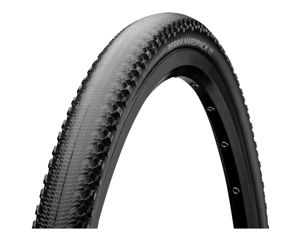 Continental Terra Hardpack Tubeless Gravel Tire (Black) (700c) (50mm) (PureGrip/ShieldWall)