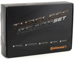 Continental Tubeless Ready Set (27mm) (Rim Tape, Sealant, Valves, Mounting Pads, Tire Levers)