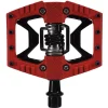 Crankbrothers Double Shot 3 Single-Sided Clipless Pedals (Red)