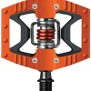 Crankbrothers Double Shot 2 Single-Sided Clipless Pedals (Orange)
