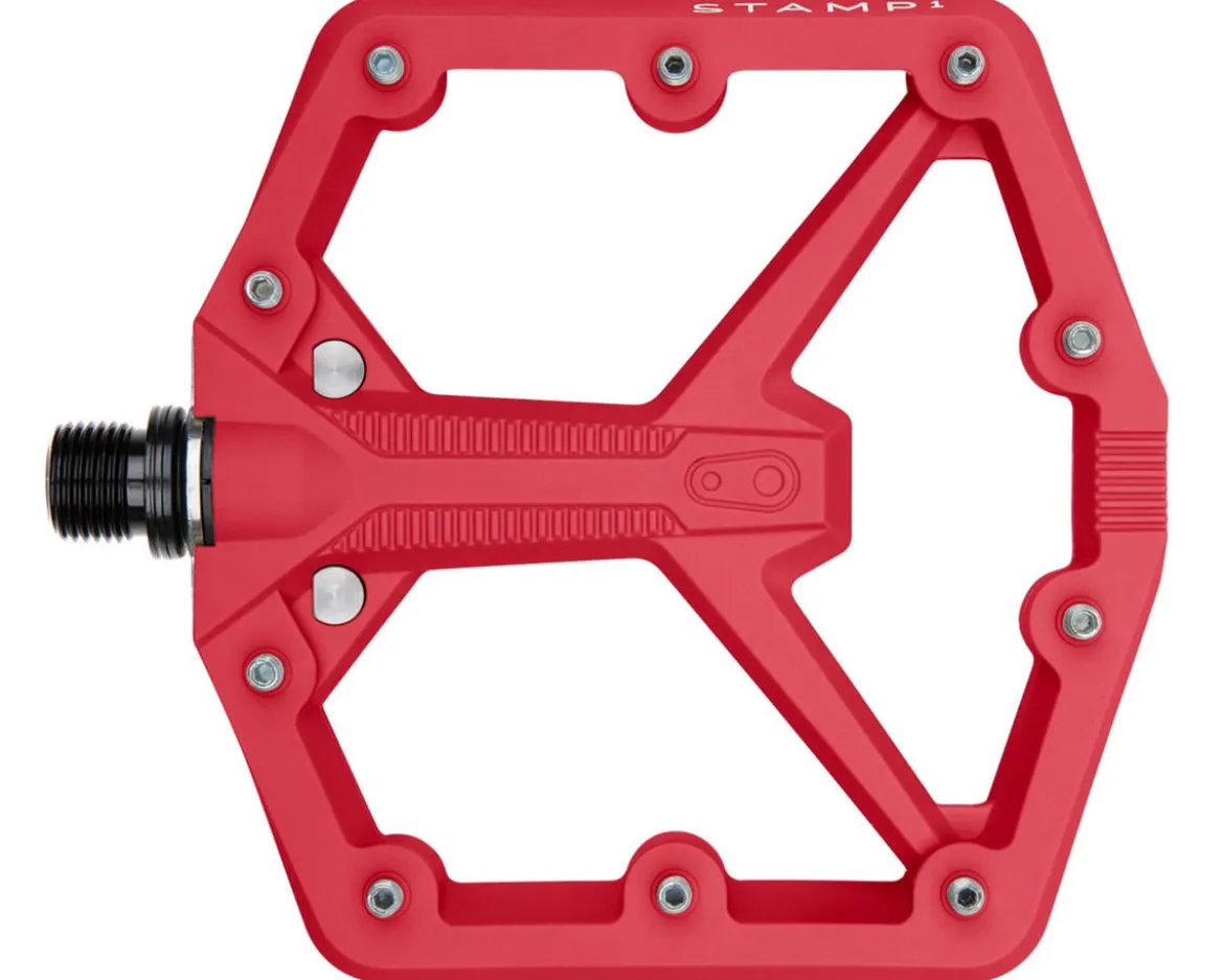 Crankbrothers Stamp 1 Gen 2 Platform Pedals (Red) (L)