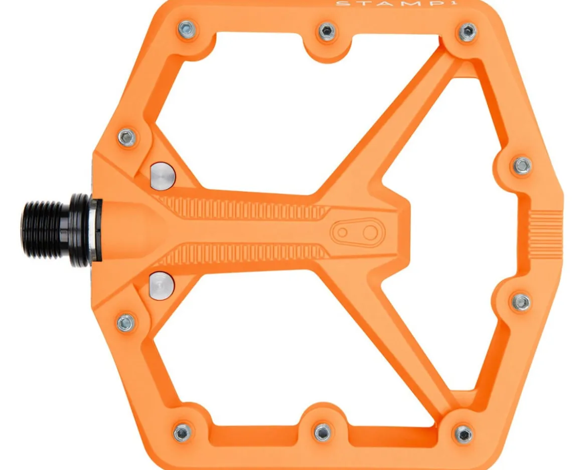 Crankbrothers Stamp 1 Gen 2 Platform Pedals (Orange) (L)
