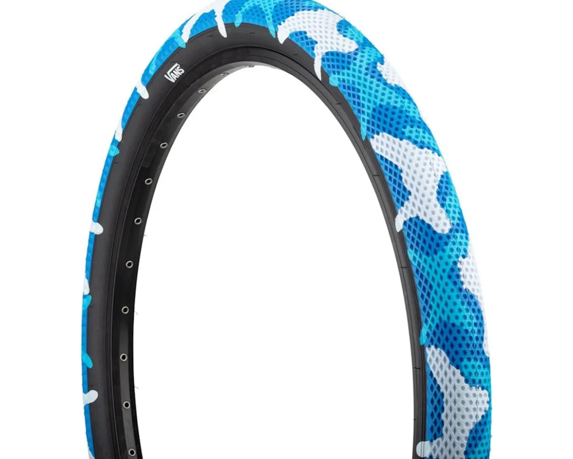 Cult Vans Tire (Blue Camo/Black) (Wire) (14") (2.2") (254 ISO)