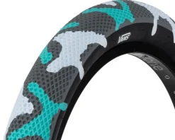 Cult Vans Tire (Teal Camo/Black) (Wire) (20") (2.4") (406 ISO)