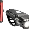 Cygolite Dash Pro 600/Hotrod 50 Headlight & Tail Light Set (Black) (600/50 Lumens)