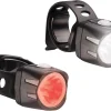 Cygolite Dice HL 150/TL 50 USB Headlight & Tail Light Set (Black) (150/50 Lumens)