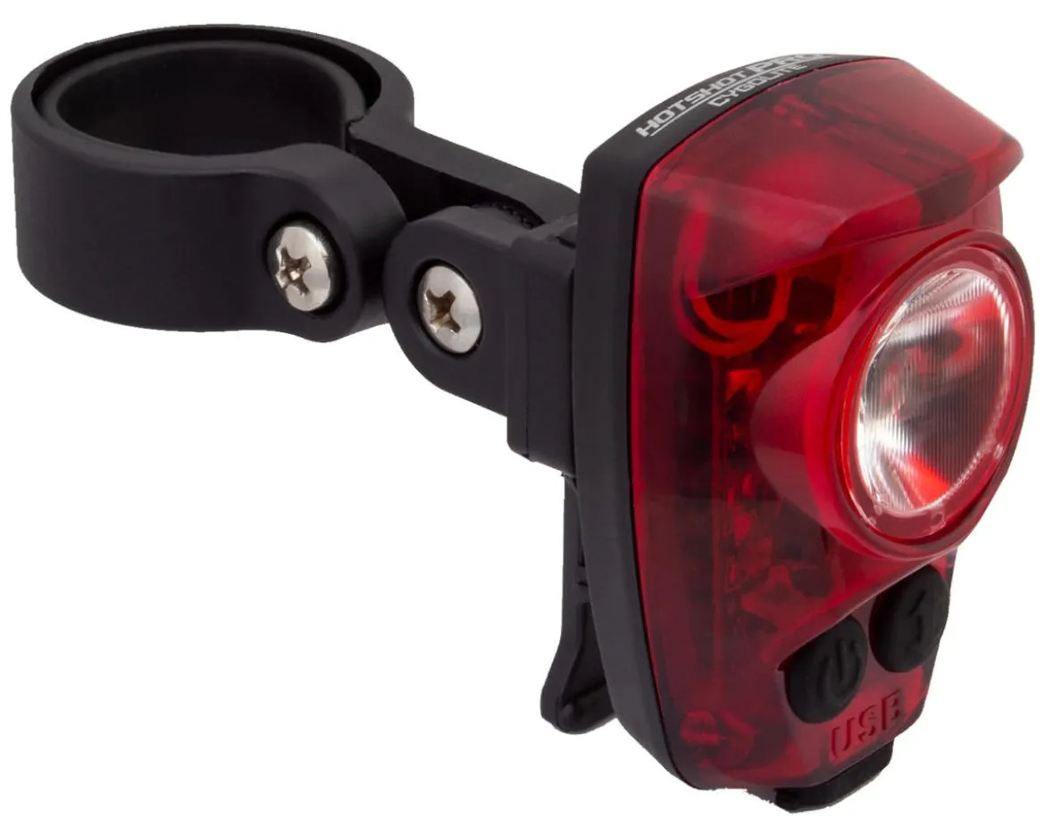 Cygolite Hotshot Pro 200C USB Tail Light (Black) (200 Lumens)
