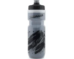 Dawn to Dusk Ice Flow Insulated Bottle (Black/Clear) (21oz)