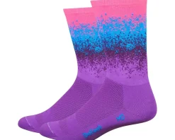 DeFeet Aireator 6" Barnstormer Ombre Socks (Pink/Blue/Purple) (M)