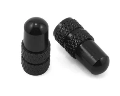 Deity Presta Valve Caps (Black) (Pair)