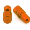 Deity Presta Valve Caps (Orange) (Pair)