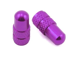 Deity Presta Valve Caps (Purple) (Pair)
