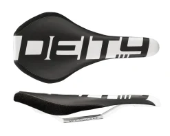 Deity Speedtrap Mountain Bike Saddle (White) (Chromoly Rails) (140mm)