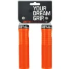 Deity Knuckleduster Lock-On Grips (Orange) (132mm)