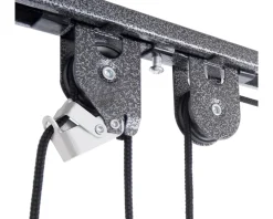 Delta Ceiling Hoist Pro Bike Storage Rack (Black) (1 Bike) (w/ Straps)