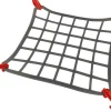 Delta Elasto Cargo Net for Bike Mounted Racks (Grey/Red)