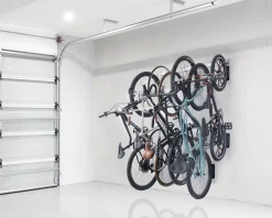 Delta Heavy Duty Rail Bike Rack (Silver) (6 Bikes)