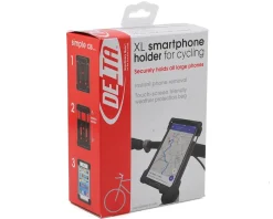 Delta Large Smart Phone Caddy/Holder for iPhone 6+/6S+/7+ and Android (Black)