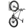Delta Pivot Wall Storage Bike Rack (Silver) (w/ Wheel Tray) (1 Bike)