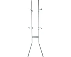 Delta Rugged Michelangelo Gravity Stand Bike Storage Rack (Silver) (2 Bikes)