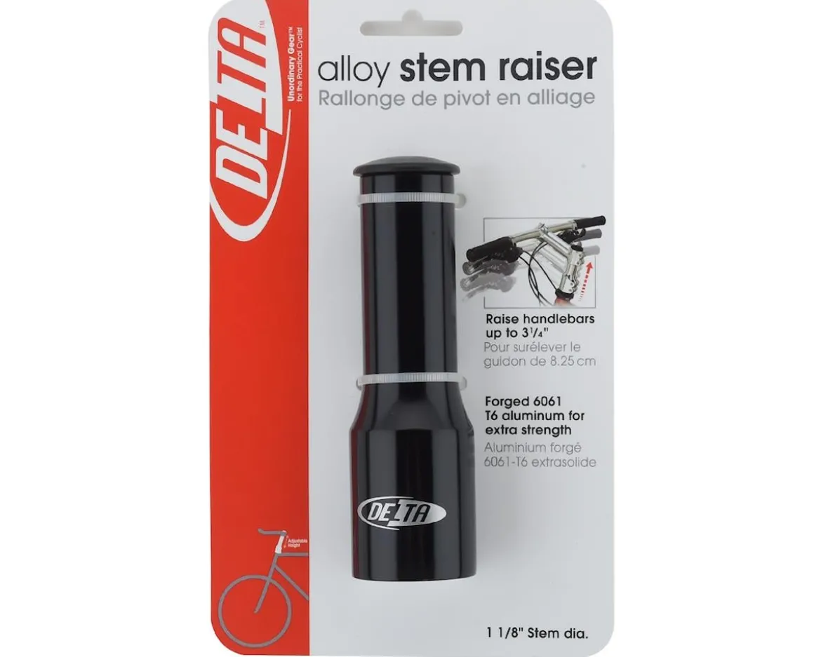 Delta Stem Raiser (Black) (1-1/8") (Threadless)