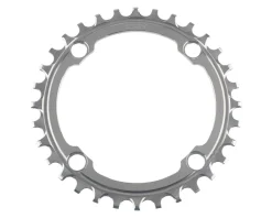 5Dev 104 BCD Titanium Chainrings (Raw/Silver) (34T)