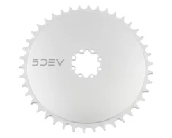 5Dev Aluminum Aero Road Chainring (Raw) (8-Bolt SRAM) (42T)