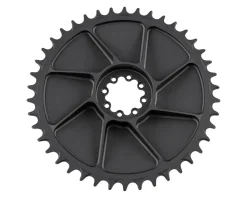 5Dev Aluminum Aero Road Chainring (Black) (8-Bolt SRAM) (42T)