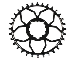 5Dev T-Type 3-Bolt Chainring (Black) (3mm Offset) (30T)