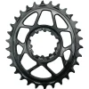 5Dev T-Type Oval 3-Bolt Chainring (Black) (3mm Offset) (30T)
