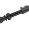 DT Swiss Aluminum Tubeless Presta Valve (Black) (Single) (40mm) (w/ Cylindrical Rim Nut)