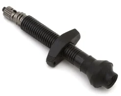 DT Swiss Aluminum Tubeless Presta Valve (Black) (Single) (40mm)