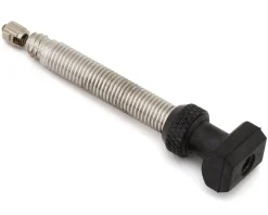 DT Swiss Brass Tubeless Valves (Black) (Single) (Road Narrow Base) (40mm)