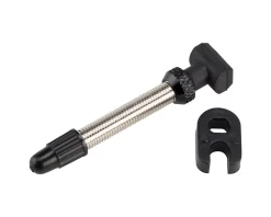 DT Swiss 40mm Tubeless Valve (Silver) (1) (MTB or Road) (Narrow Base)