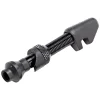 DT Swiss Tubeless Presta Valve (Black) (Single) (w/Road Asymmetric Nut) (40mm) (Alloy)