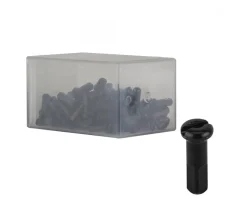 DT Swiss Brass Spoke Nipples (Black) (2.0 x 14mm) (Box of 100)